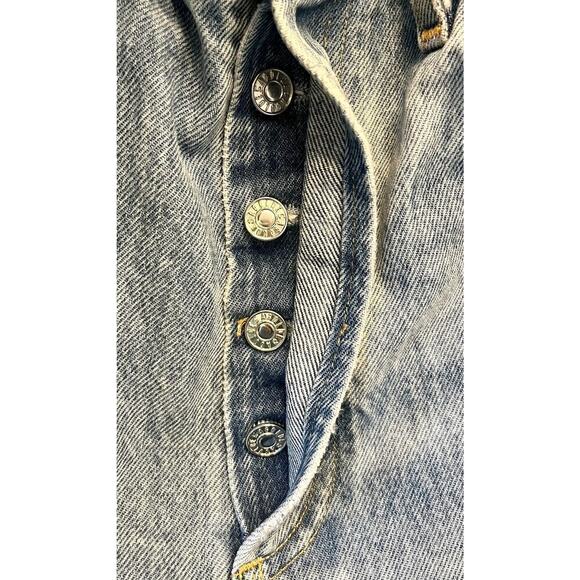 AGOLDE 90’s Jeans Women’s A069C-811 Size 29 Blue Denim Distressed Button Fly Y2K - Picture 15 of 15